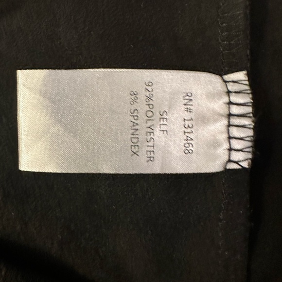 💜Vici Collection💜Hudson High Rise Faux Suede Leggings-Black - Picture 8 of 12